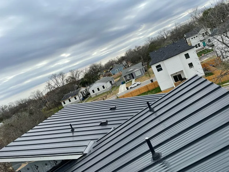 Standing seam metal roof panels with vents for Skylight Repair in Spring Ridge